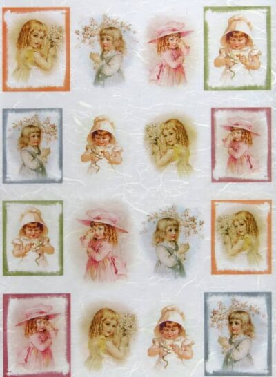 Rice Paper - Little Girls- 33x49cm
