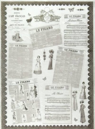 Rice Paper - Le Figaro- 33x49cm