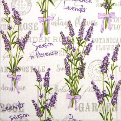 Paper Napkin - Lavender Season in Provance