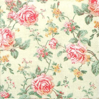 Paper Napkin - English Style Roses