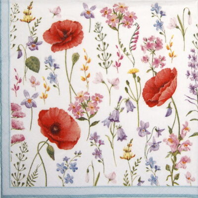 Lunch Napkins (20) - Les Coquelicots
