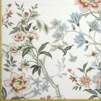 Paper Napkin - Zen Garden White