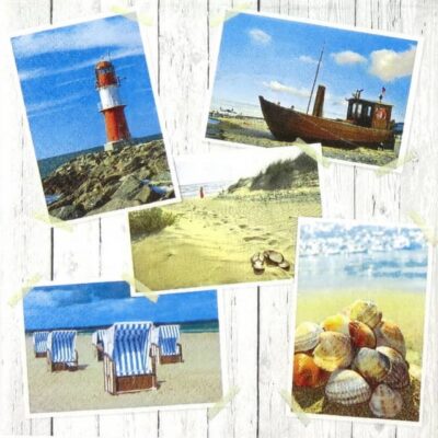 Paper Napkin - Beach Impressions