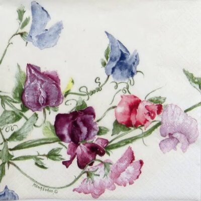 Lunch Napkins (20) - Mona Svard: Sweetpea