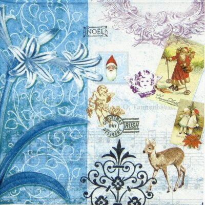Paper Napkin - Vintage Christmas