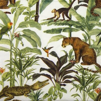 Lunch Napkins (20) - Tropical Zoo