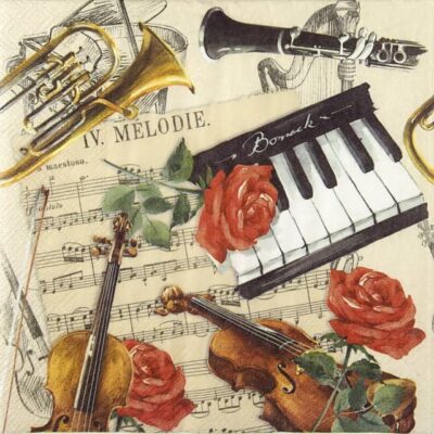 Single Paper Napkin - Symphony cream