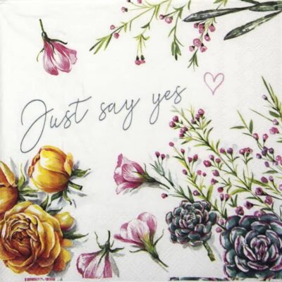 Lunch Napkins (20) - Just Say Yes