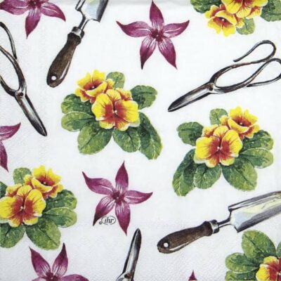 Cocktail Napkins (20) - Martina white