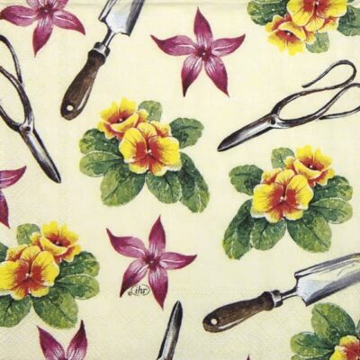 Cocktail Napkins (20) - Martina yellow