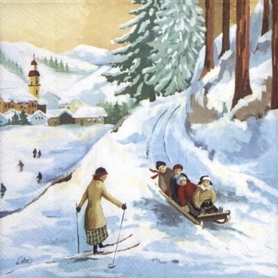 Paper Napkin - Winterfun