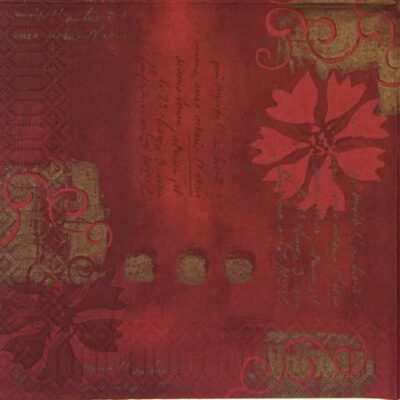 Paper Napkin - Salento Bordeaux