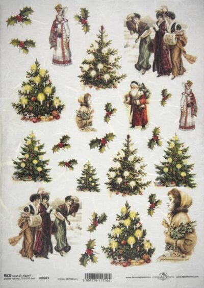 Rice Paper - Christmas tree