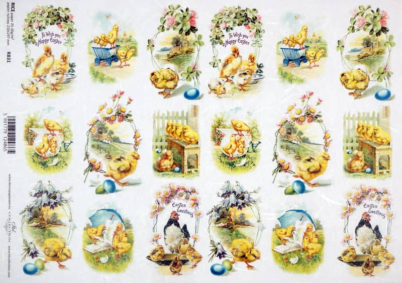 Rice Paper – Happy Easter Small