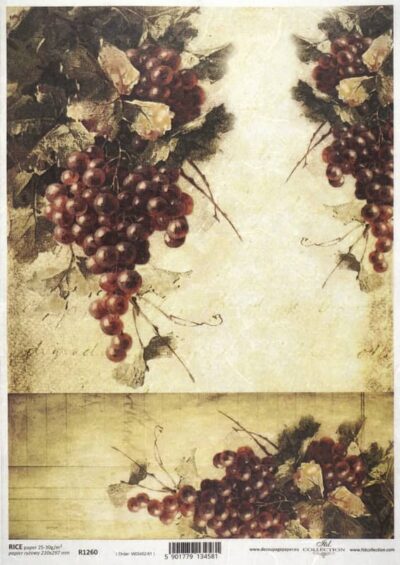 Rice Paper - Autumn Grape