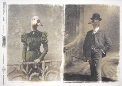 Rice Paper - Poultry Couple - R1821