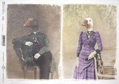 Rice Paper - Poultry Couple - R1822