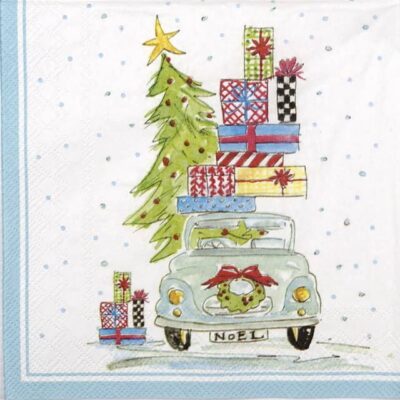 Lunch Napkins (20) - Noel Car