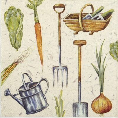 Paper Napkin - I love Gardening