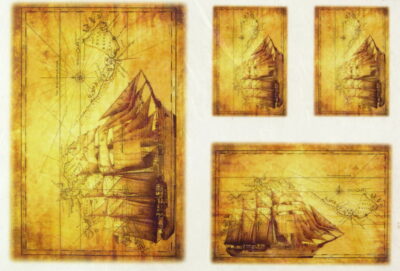 Rice Paper - Sailboat small (22 x 32cm)