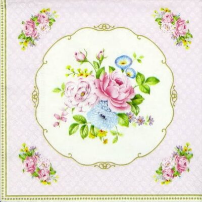 Lunch Napkins (20) - Bouquet Pink