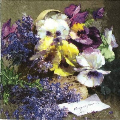 Lunch Napkins (20) - Old England Violets