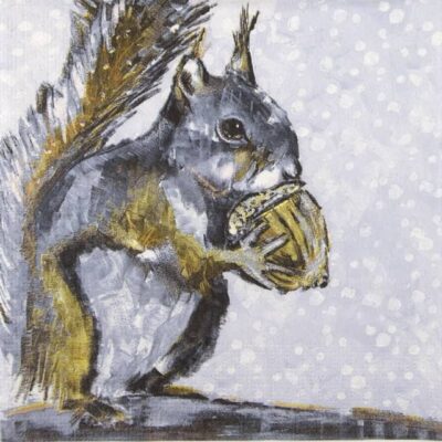 Cocktail Napkins - Ali Leija: Squirrel Portrait (20 pieces)
