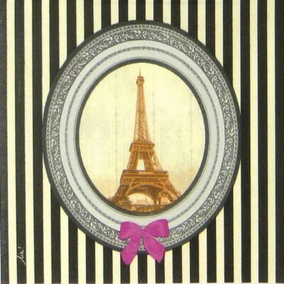 Paper Napkin - Paris Delux Black