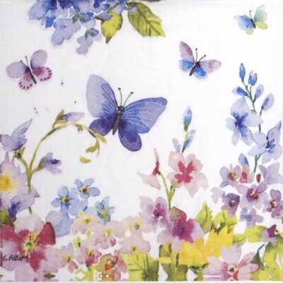 Paper Napkin - Paper Napkin - Carola Pabst: Blue Spring