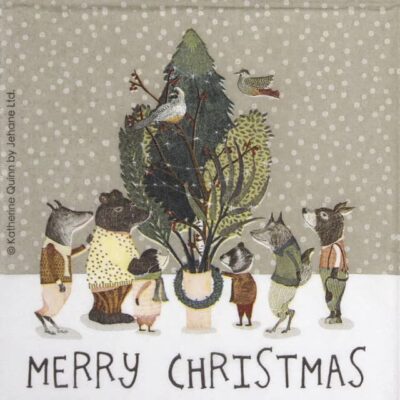 Cocktail Napkin - Katherine Quinn: Gathering Tree