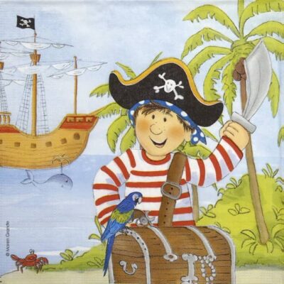 Paper Napkin - Maren Grande: Pirate