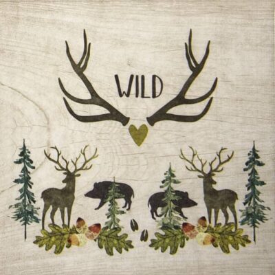 Paper Napkin - Ute Krause: Wild