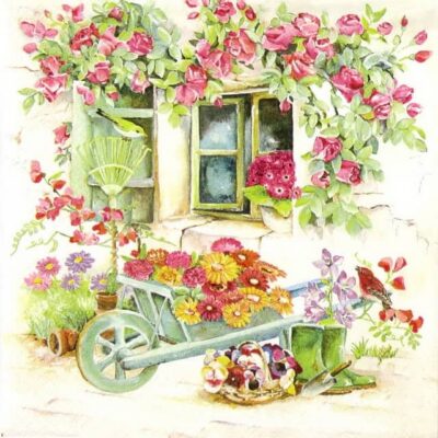 Paper Napkins - Backyard Garden (20 pieces)