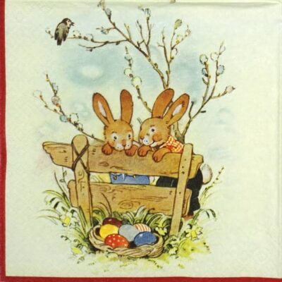 Paper Napkins - Bunny Friends (20 pieces)