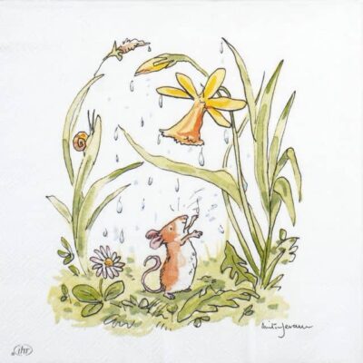 Single Decoupage Napkin - April Shower