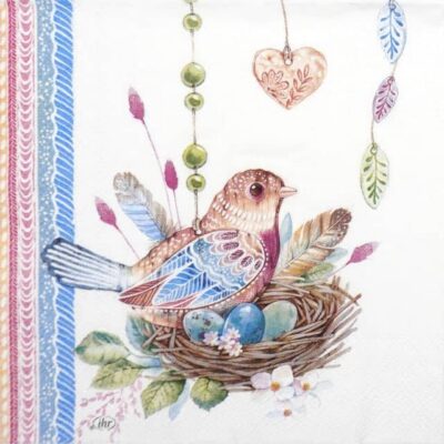 Single Decoupage Napkin - Easter Delights