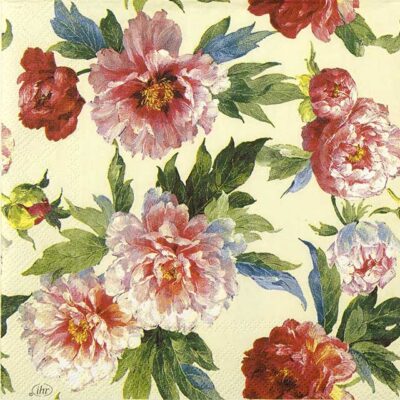 Cocktail Paper Napkin - Olga cream