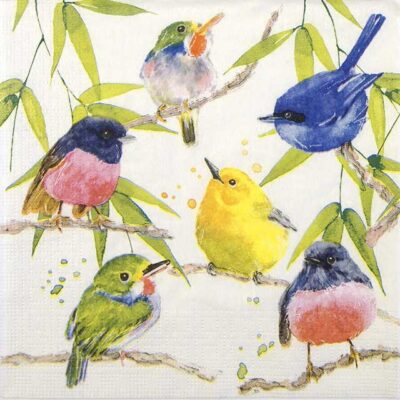 Paper Napkins - Carola Pabst: Bird Paradise (20 pieces)