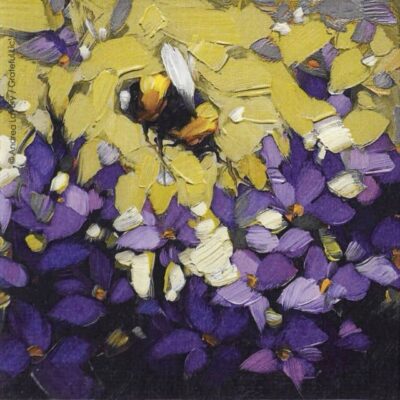 Single Decoupage Napkin - Andrea Lavery: Flight of the Bumblebee