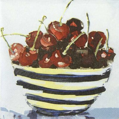 Cocktail Decoupage Napkin – Ali Leija: Les Cerises