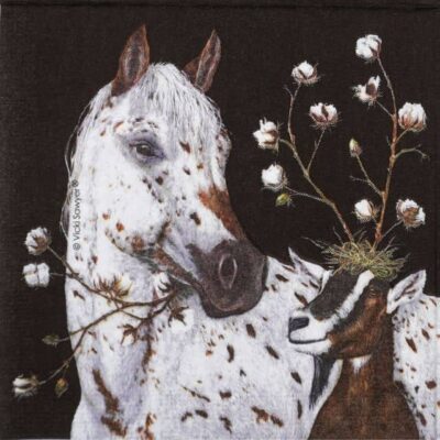 Paper Napkins - Vicky Sawyer: Neigh-bors (20 pieces)