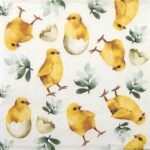 Single Paper Napkin - Chicken in Eggs