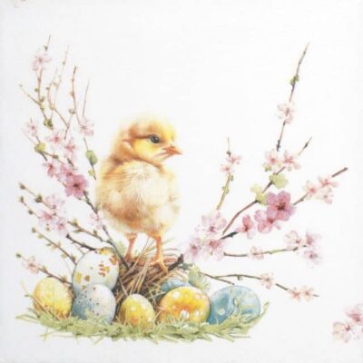Single Decoupage Napkin - Joli Poussin