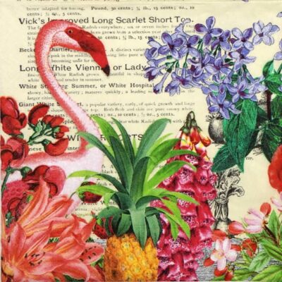 Paper Napkin - Tropical Garden
