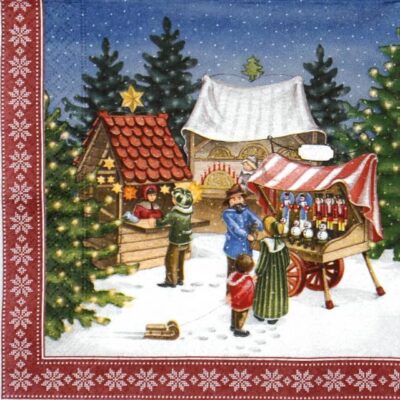 Lunch Napkins (20) - Winter Markt