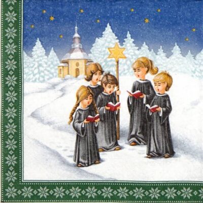 Lunch Napkins (20) - Winter Choir