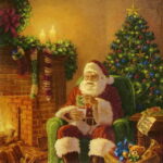 Lunch Napkins (20) - Santa at Home
