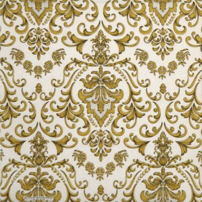 Single Decoupage Napkin - Baroque ornament cream