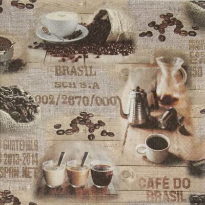 Single Paper Napkin - Brasil Coffee