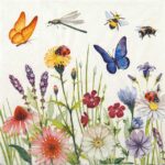 Paper Napkins - Butterfly Meadow (20 pieces)
